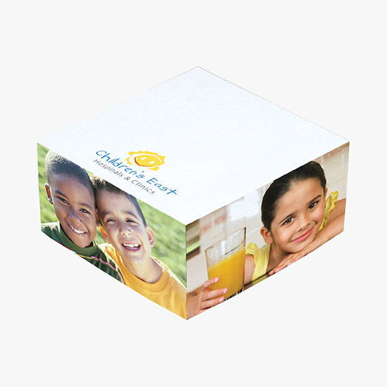 Post-it® Full Color Notes Cube - 2 3/4 x 2 3/4 - Half Cube - Approx 300 Sheets