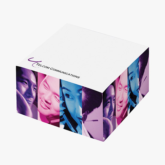 Post-it® Full Color Notes Cube - 2 3/4 x 2 3/4 - Half Cube - Approx 300 Sheets