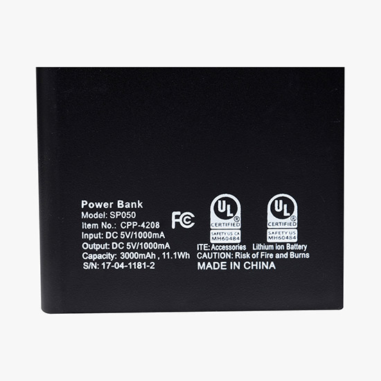 Ridge Power Bank - 3000 mAh