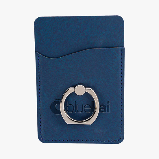 Tuscany Card Holder w/Metal Ring Phone Stand