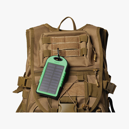 Rugged Solar Power Bank - 5000 mAh