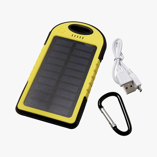 Rugged Solar Power Bank - 5000 mAh