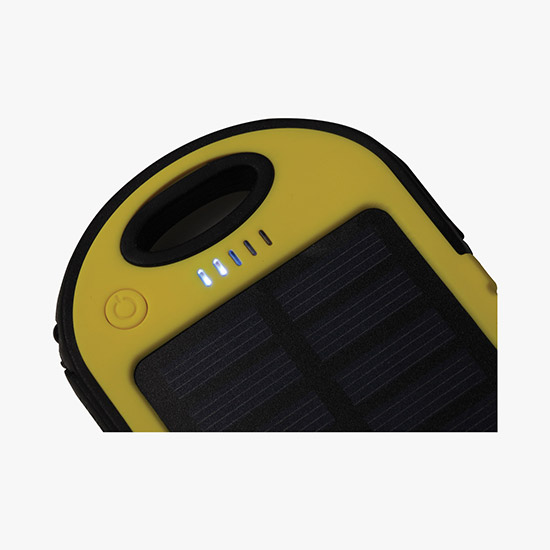 Rugged Solar Power Bank - 5000 mAh
