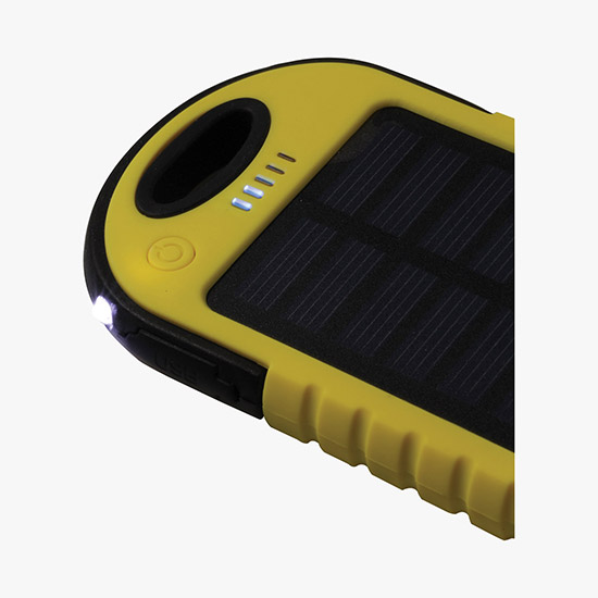 Rugged Solar Power Bank - 5000 mAh
