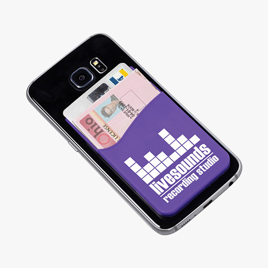 Dual Pocket Silicone Phone Wallet