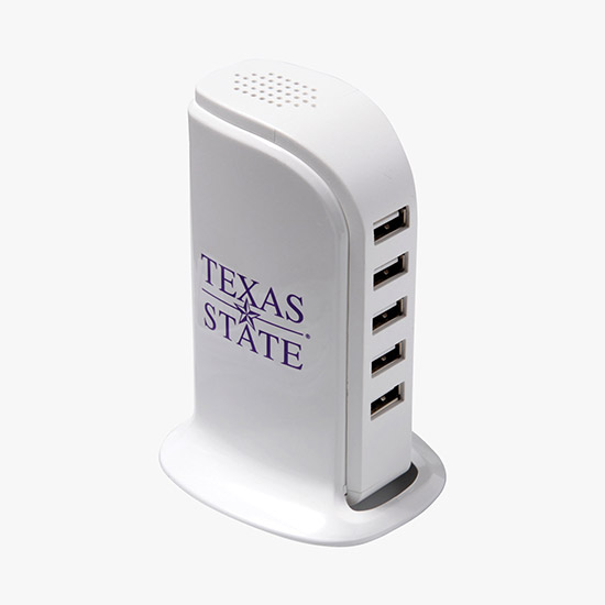 5 Port USB Charging Tower