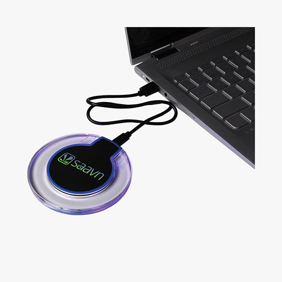 Plan Ahead & Save Bulb Wireless Charger - Full Color