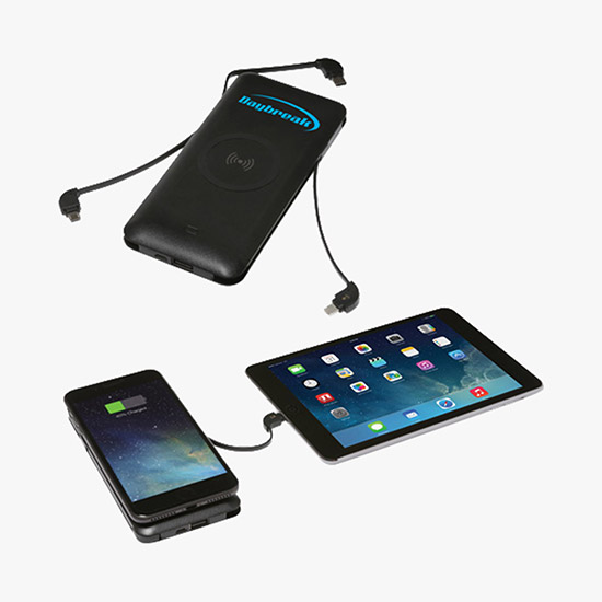 3-in-1 Wireless Charging Power Bank - 5000 mAh