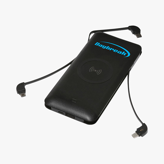 3-in-1 Wireless Charging Power Bank - 5000 mAh