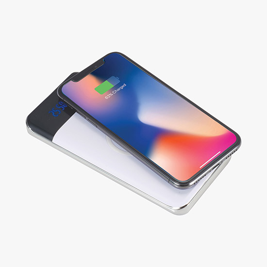 Allegiance Wireless Power Bank w/Display - 10000 mAh - 24-Hour Production