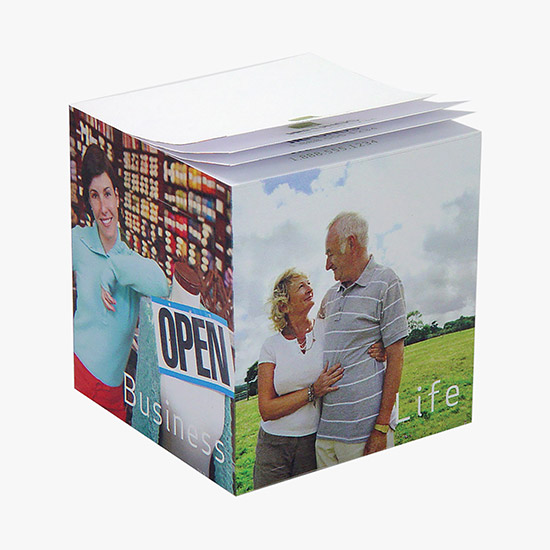 Post-it® Custom Printed Notes Cube - 2 3/4 x 2 3/4 x 2 3/4 Full Cube ...