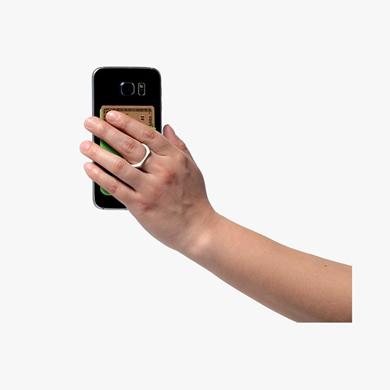 Smartphone Wallet with Ring Grip