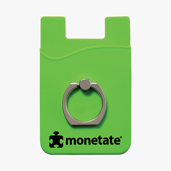 Smartphone Wallet with Ring Grip