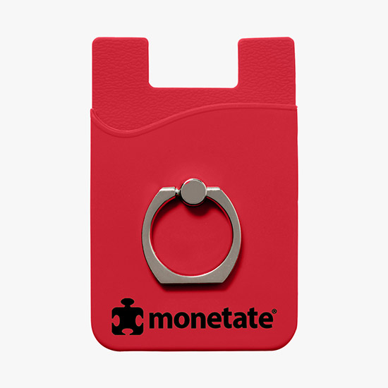 Smartphone Wallet with Ring Grip
