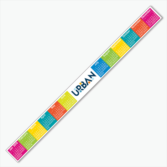 Repositionable Keyboard Calendar - Full Color
