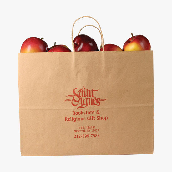 Standard Brown Paper Shopper