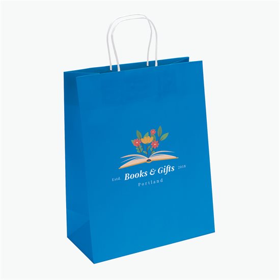 Bright Matte Shopping Bag - 13 x 10 - Full Color