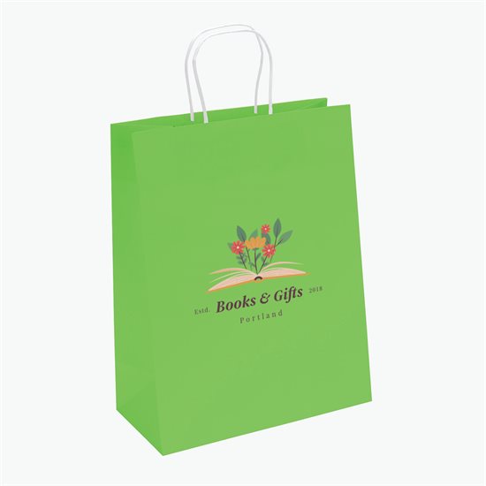 Bright Matte Shopping Bag - 13 x 10 - Full Color