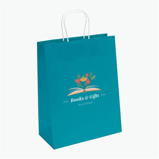 Bright Matte Shopping Bag - 13 x 10 - Full Color