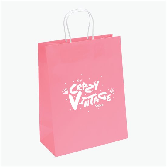 Bright Matte Shopping Bag - 13 x 10