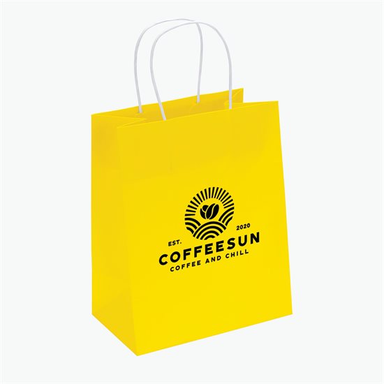 Mini Bright Matte Shopping Bag - 9-3/4 x 7-3/4