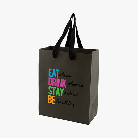 Tinted Kraft EuroTote with Cotton Handles - 8 x 10 - Full Color
