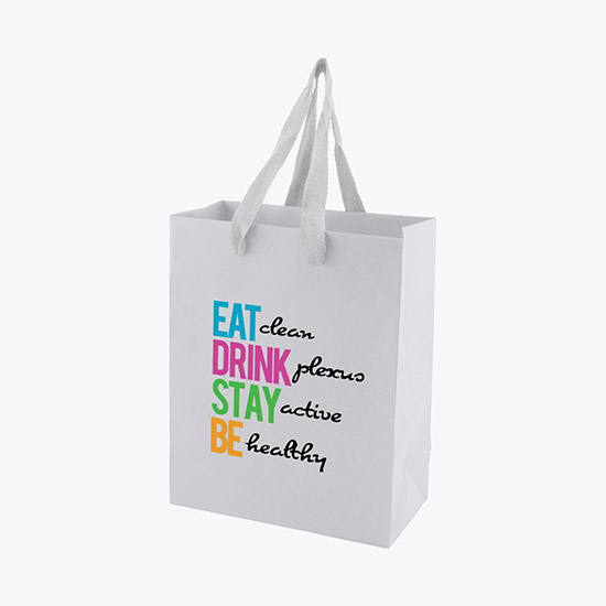 Tinted Kraft EuroTote with Cotton Handles - 8 x 10 - Full Color