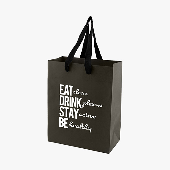 Tinted Kraft EuroTote with Cotton Handles - 8 x 10