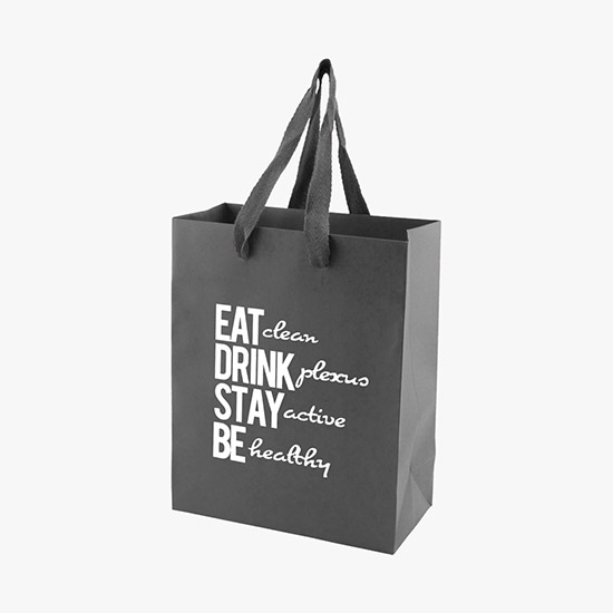 Tinted Kraft EuroTote with Cotton Handles - 8 x 10