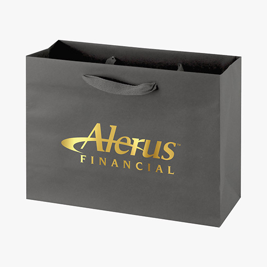 Tinted Kraft EuroTote with Cotton Handles - 13 x 10