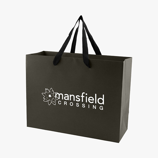 Tinted Kraft EuroTote with Cotton Handles - 13 x 10