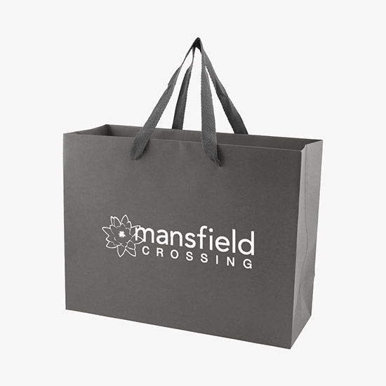 Tinted Kraft EuroTote with Cotton Handles - 13 x 10