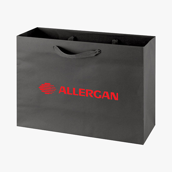 Tinted Kraft EuroTote with Cotton Handles - 16 x 12 - Full Color