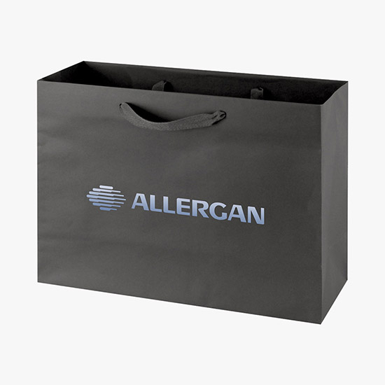 Tinted Kraft EuroTote with Cotton Handles - 16 x 12