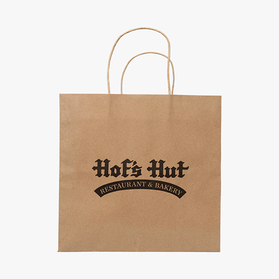 Brown Kraft Wide Gusset Paper Bag - 10 x 10
