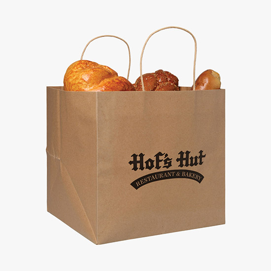 Brown Kraft Wide Gusset Paper Bag - 10 x 10