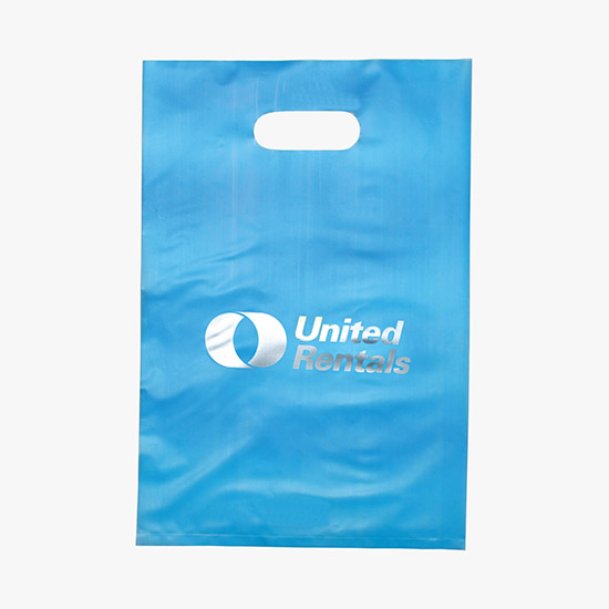 Frosted Die Cut Handle Bag - Small