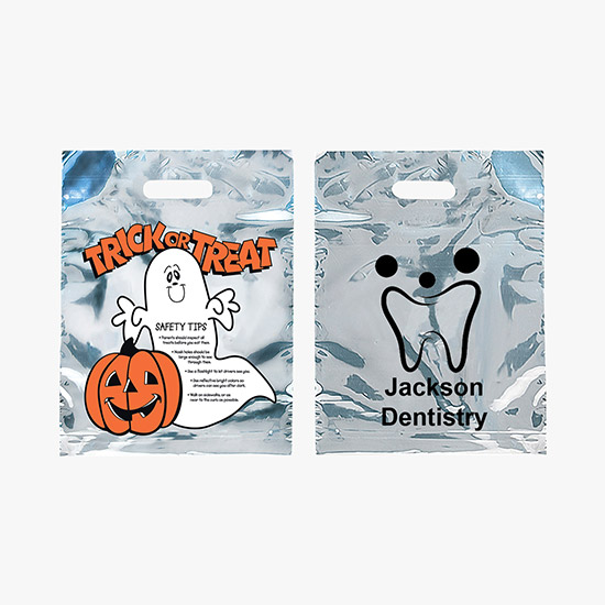 Silver Halloween Bag