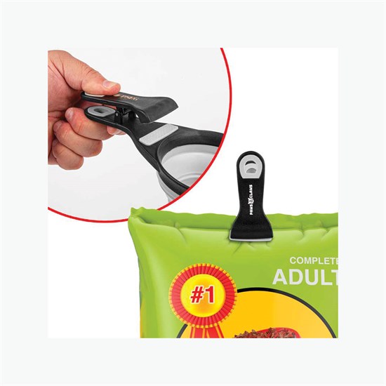 Collapsible Silicone Pet Food Scoop & Bag Clip