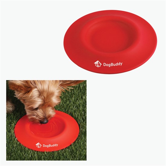 2-in-1 Silicone Pet Flyer & Drinking Bowl - Clearance