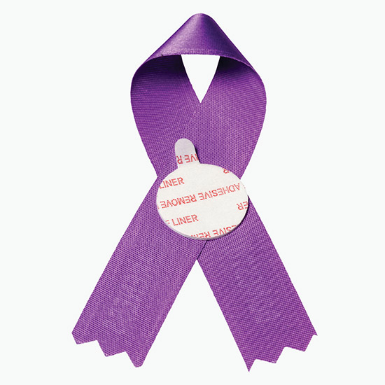 Awareness Ribbon - Tape Back - Printed
