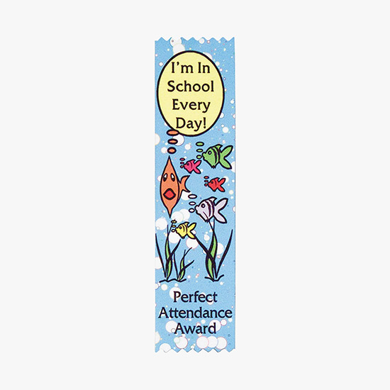 Full Color Scool Ribbons - 2 x 8