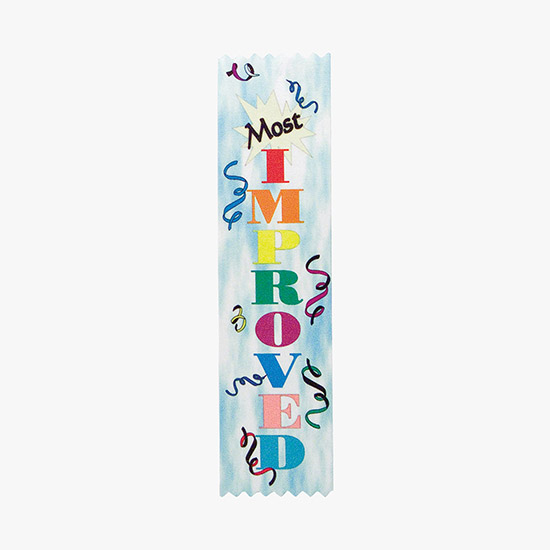 Full Color Scool Ribbons - 2 x 8