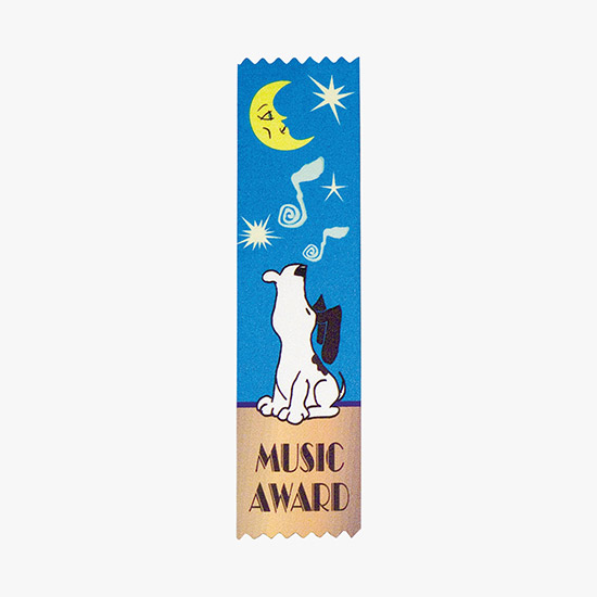 Full Color Scool Ribbons - 2 x 8