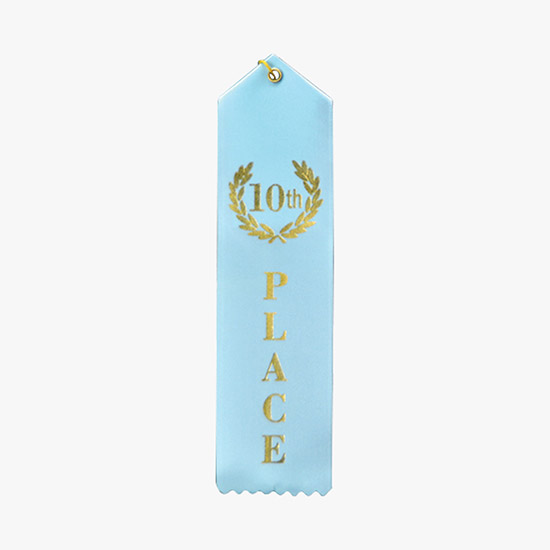 Vertical Stock Award Ribbon - Carded - 2 x 8