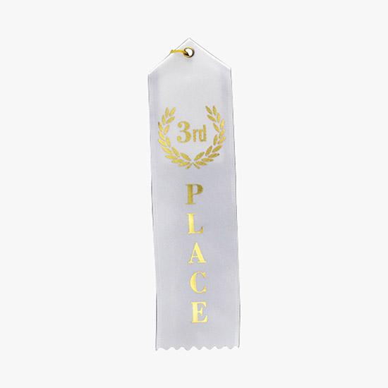 Vertical Stock Award Ribbon - Carded - 2 x 8
