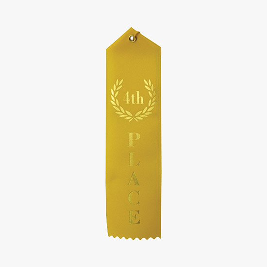 Vertical Stock Award Ribbon - Carded - 2 x 8