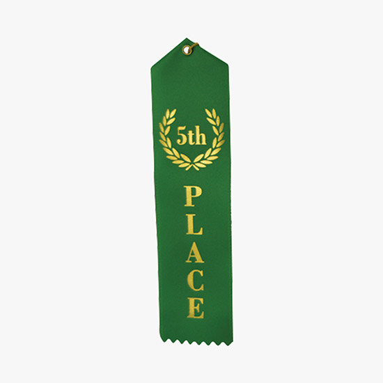 Vertical Stock Award Ribbon - Carded - 2 x 8