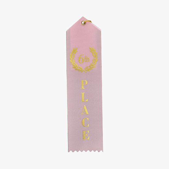 Vertical Stock Award Ribbon - Carded - 2 x 8