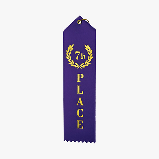Vertical Stock Award Ribbon - Carded - 2 x 8